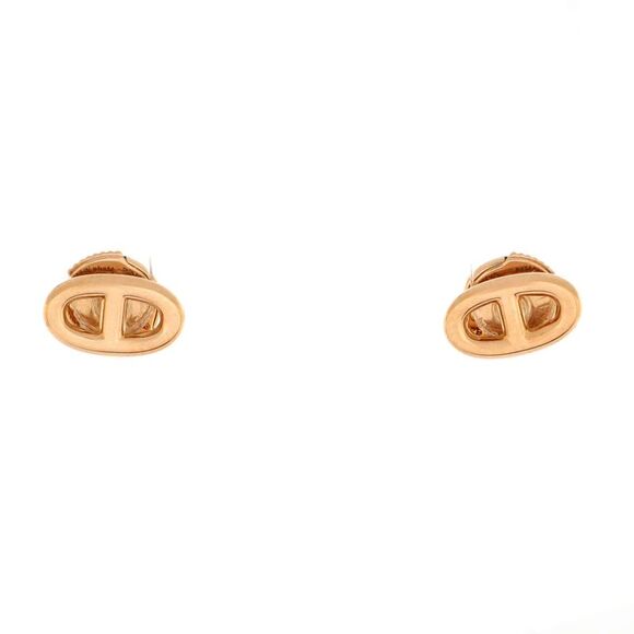 Hermes Farandole Stud Earrings 18K Rose Gold Very Small - - Picture 1 of 3